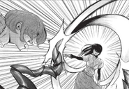 Rize fights Yuuri Akanuma.