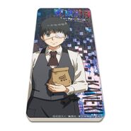 Mobile battery with Kaneki's illustration.