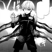 Kaneki's battle suit.