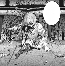 Eto critically wounded by Furuta.