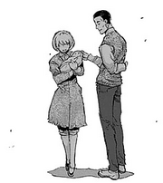 Kuzen and Ukina, with Eto.