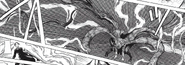 Touka's kagune producing lightning-like bolts