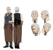 Design de Yoshimura dans l'anime