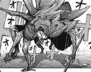 Amon's first kakuja form.