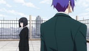 Tsukiyama speaks with Matsumae.