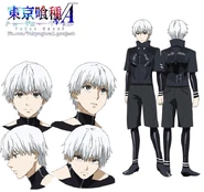 Kaneki dans la Saison 2 de l'anime.