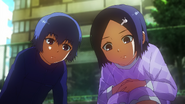 Touka, and her brother Ayato, as children.