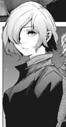 Touka comes to Tsukiyama's aid