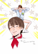 Ishida's illustration for Natsuki Hanae's birthday 2015