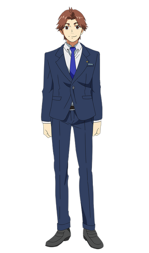 Seidou Takizawa anime design front view