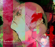 Обложка сингла «Katharsis» с изображением Кена Канеки, нарисованная Ишидой Суи