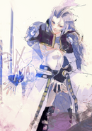 Ishida's illustration of Kuja from Final Fantasy IX