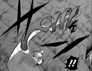 Ken forme une épée avec son kagune