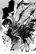 Il kagune di Touka in Tokyo Ghoul