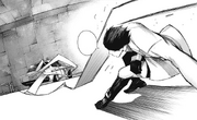 Akashi's Kagune Attacks Urie