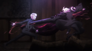 Takizawa and Haise impale each other as their fight closes.