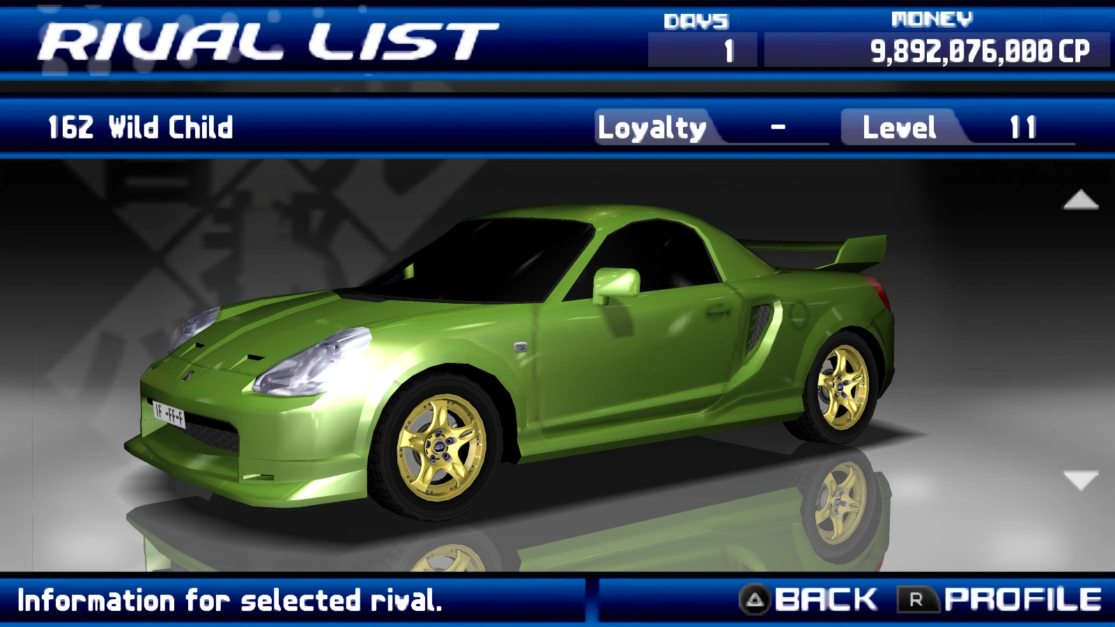 SQUAD RIZE＆CRAZE LEGITMAN 1st RUN OF 18 Wild Child (Street Supremacy) | Tokyo Xtreme Racer Wiki | Fandom