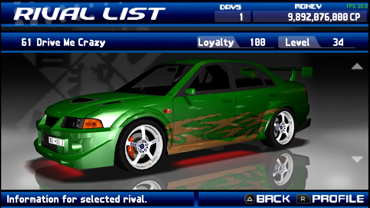 Drive Me Crazy (Street Supremacy) | Tokyo Xtreme Racer Wiki | Fandom