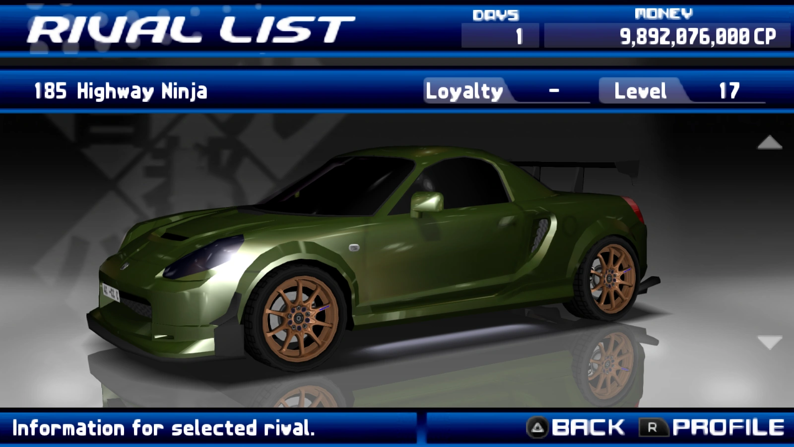 Highway Ninja (Street Supremacy) | Tokyo Xtreme Racer Wiki | Fandom