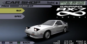 Mazda rx7 infini front