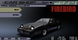 Pontiac firebird front
