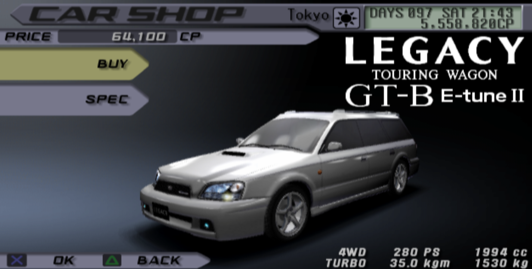 Subaru Legacy Touring Wagon | Tokyo Xtreme Racer Wiki | Fandom