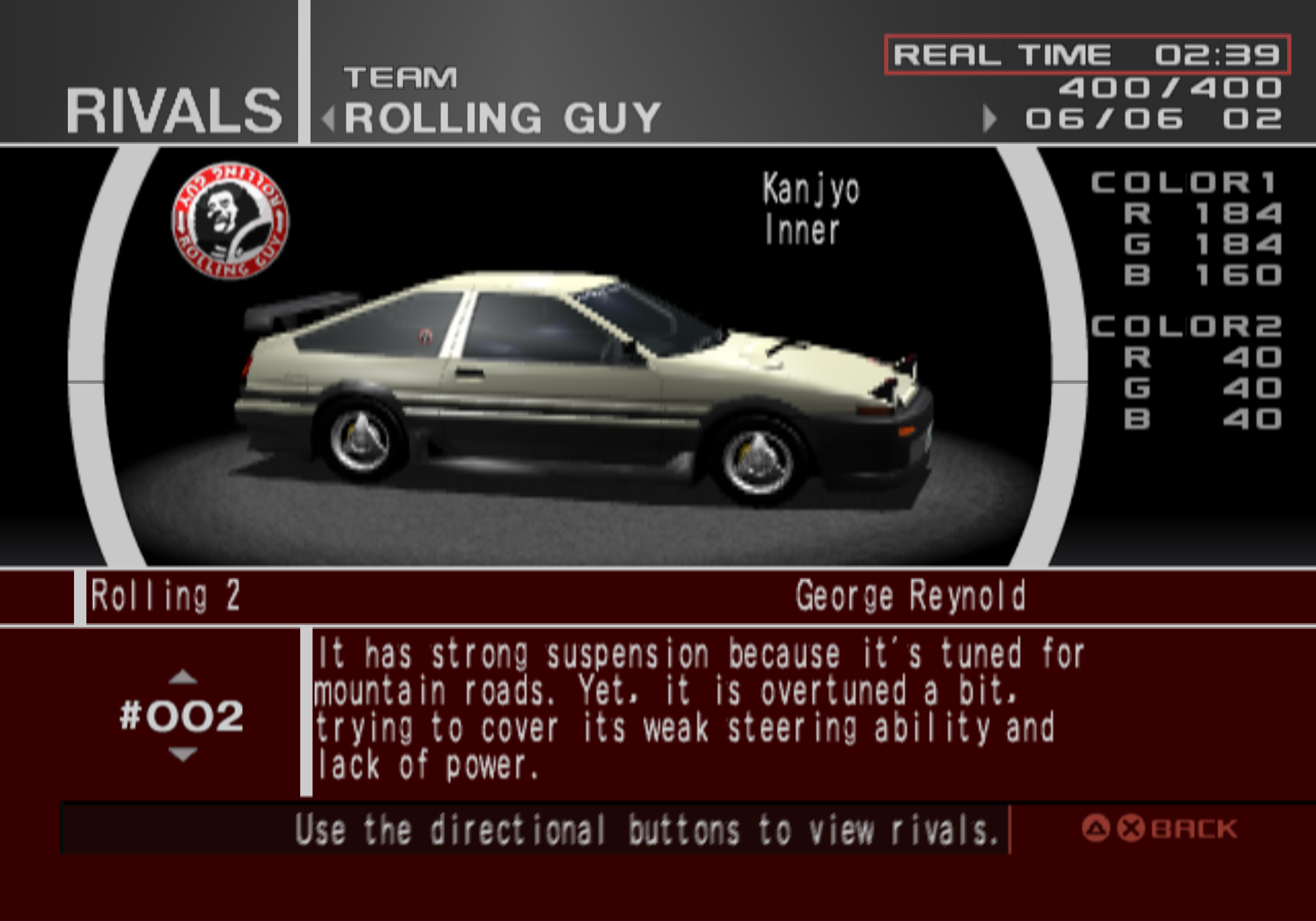 Rolling Guy 2 | Tokyo Xtreme Racer Wiki | Fandom