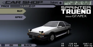 Toyota ae86t front