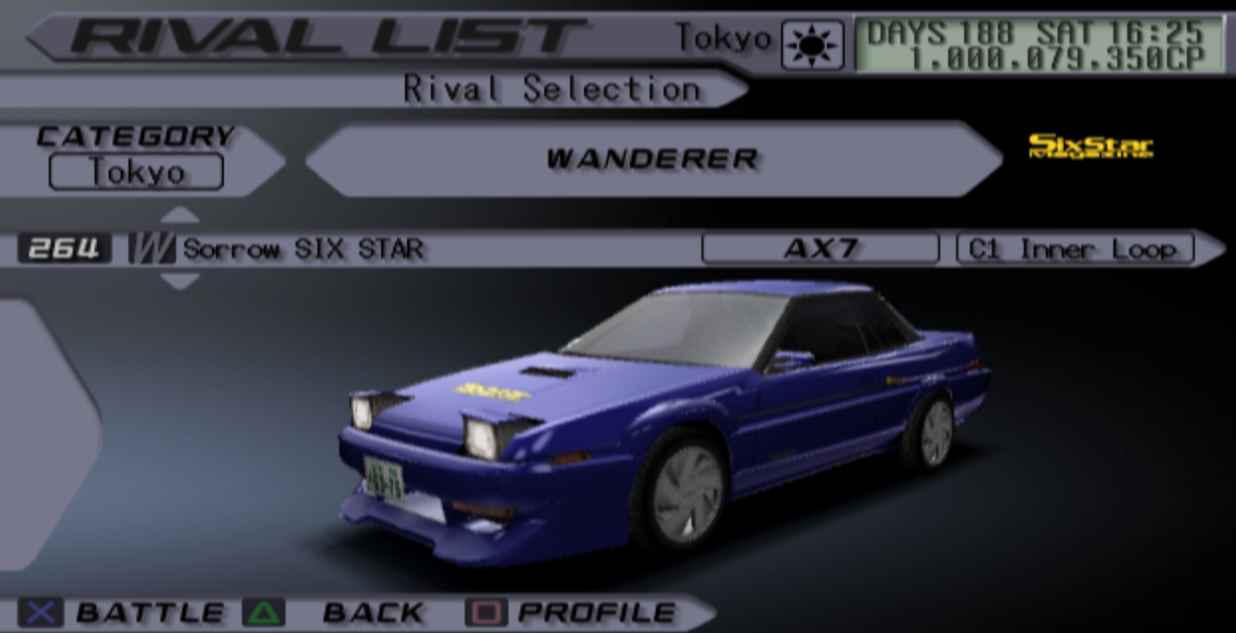 Sorrow Six Star (TXR3) | Tokyo Xtreme Racer Wiki | Fandom Sorrow Six Star (TXR3) | Tokyo Xtreme Racer Wiki | Fandom