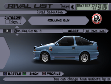 Rolling Guy No. 3 (TXR3) | Tokyo Xtreme Racer Wiki | Fandom