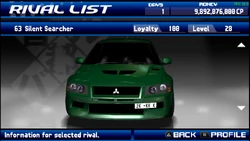 Silent Searcher (Street Supremacy) | Tokyo Xtreme Racer Wiki