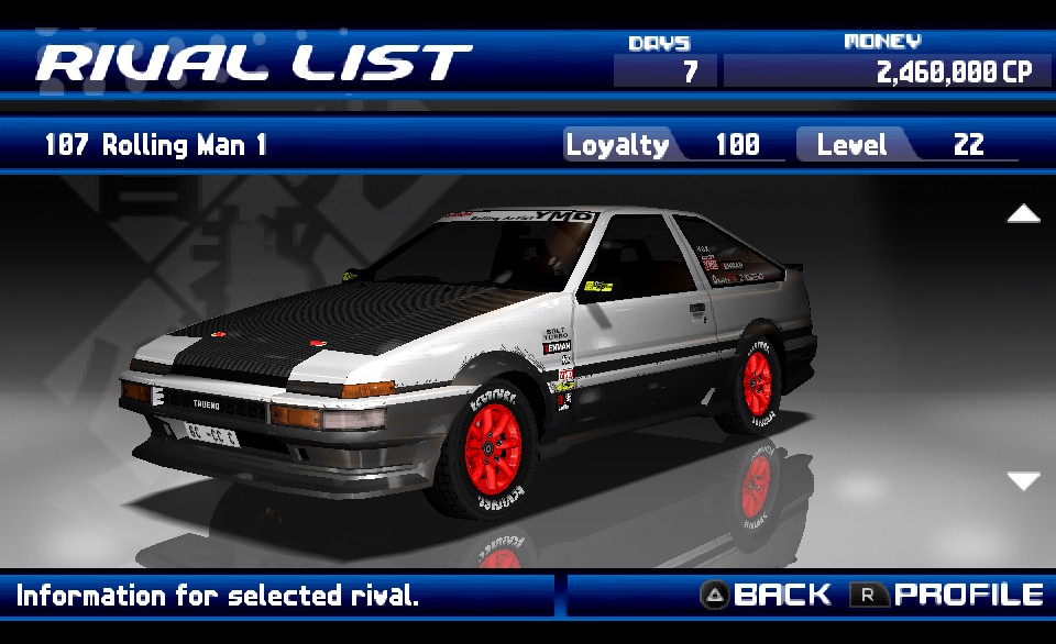 Rolling Man 1 (Street Supremacy) | Tokyo Xtreme Racer Wiki