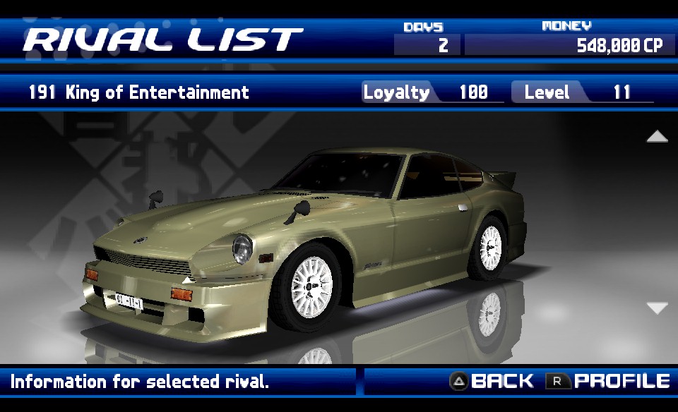 King of Entertainment (Street Supremacy) | Tokyo Xtreme Racer Wiki