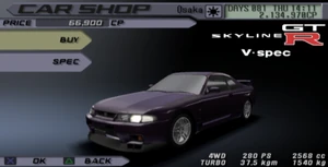 Nissan skyline r33 front