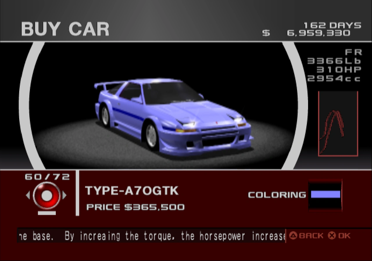Type-A70GTK | Tokyo Xtreme Racer Wiki | Fandom