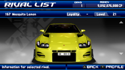 Mosquito Lemon (Street Supremacy) | Tokyo Xtreme Racer Wiki
