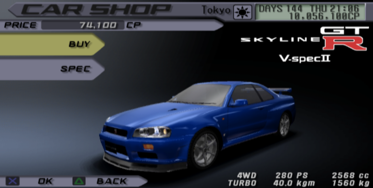 Nissan Skyline GT-R R34, Skyfall Saga Wiki