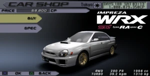 Subaru wrxgdb front
