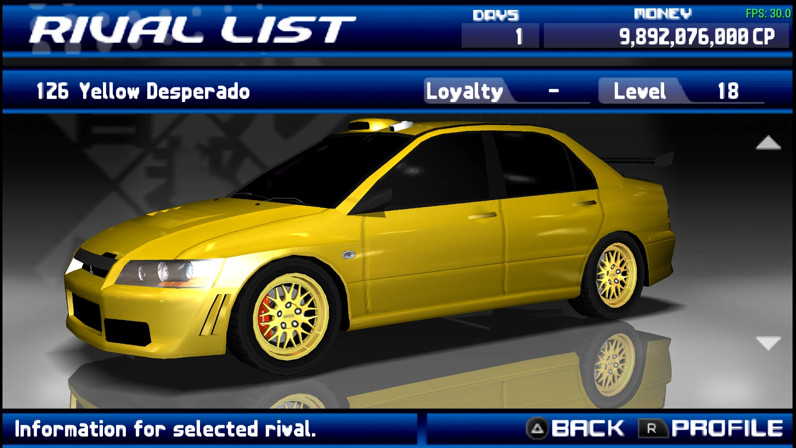 Yellow Desperado (Street Supremacy) | Tokyo Xtreme Racer