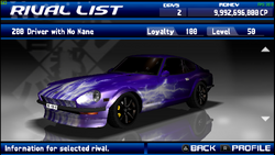 Driver with No Name (Street Supremacy) | Tokyo Xtreme Racer Wiki 