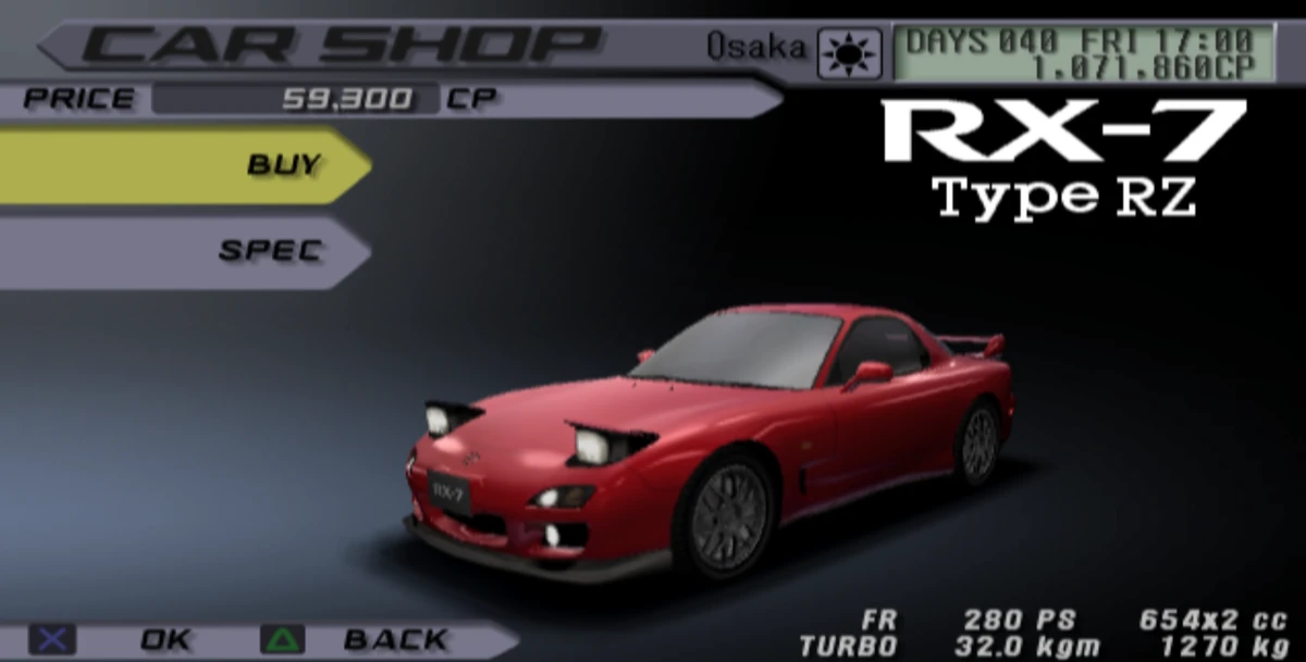 Mazda RX-7 Type-RZ (FD3S) | Tokyo Xtreme Racer Wiki | Fandom