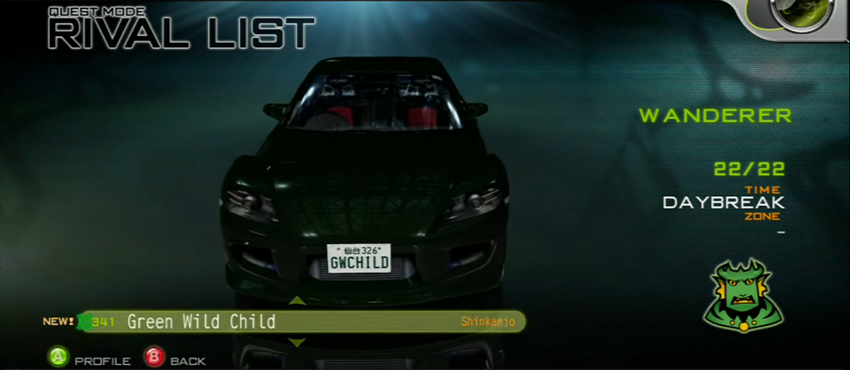 Green Wild Child (ITC) | Tokyo Xtreme Racer Wiki | Fandom
