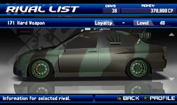 Hard Weapon (Street Supremacy) | Tokyo Xtreme Racer Wiki