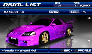 Midnight Rose (Street Supremacy) | Tokyo Xtreme Racer Wiki