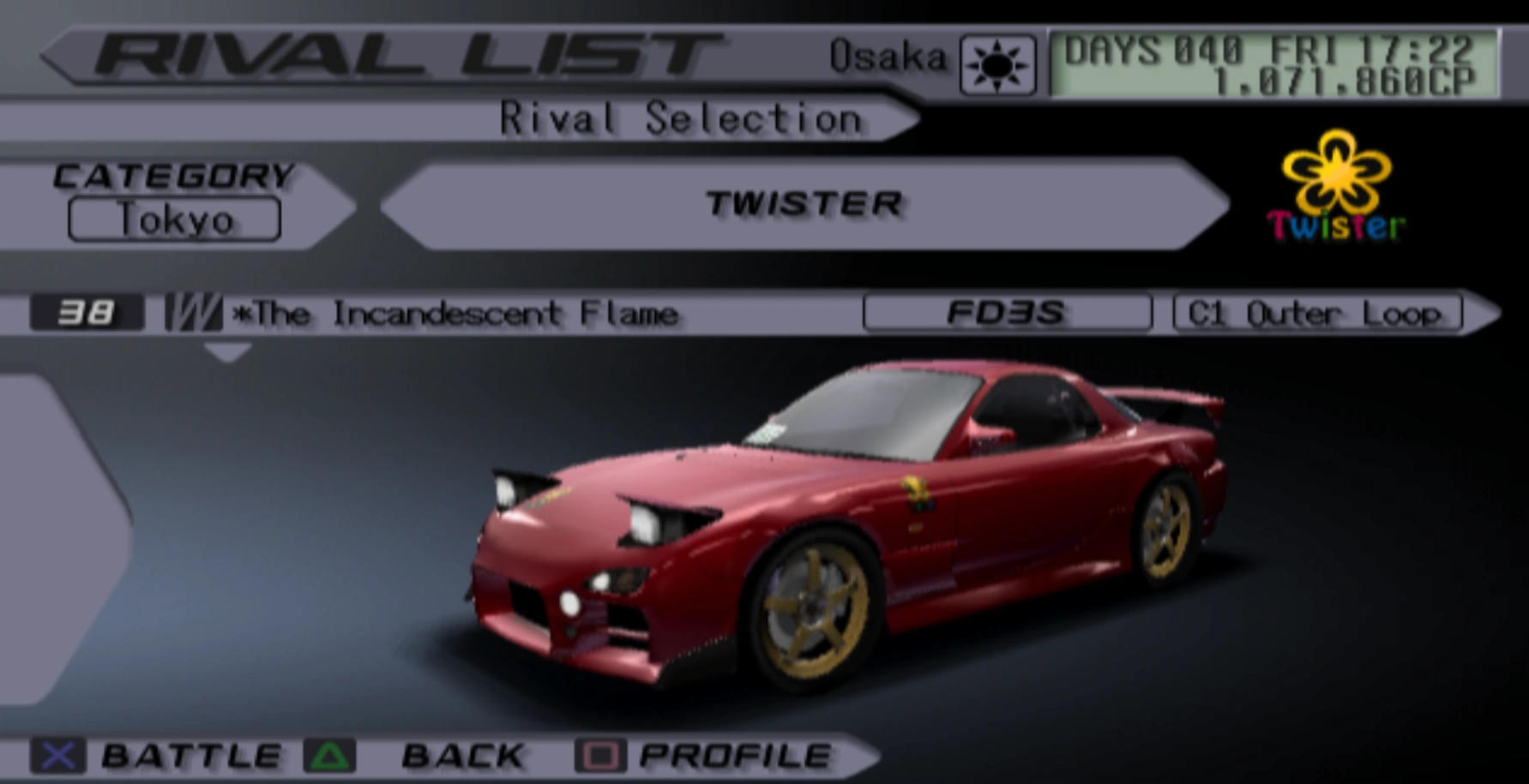 The Incandescent Flame (TXR 3) | Tokyo Xtreme Racer Wiki