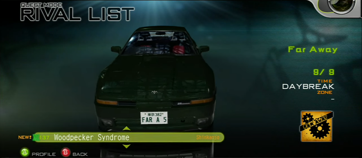 Woodpecker Syndrome (ITC) | Tokyo Xtreme Racer Wiki | Fandom