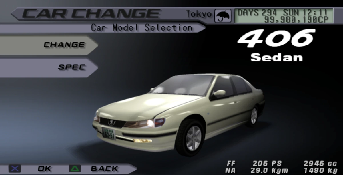 Peugeot 406 Sedan | Tokyo Xtreme Racer Wiki | Fandom