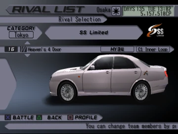 くらページ Heaven's 4 Door (TXR3) | Tokyo Xtreme Racer Wiki | Fandom