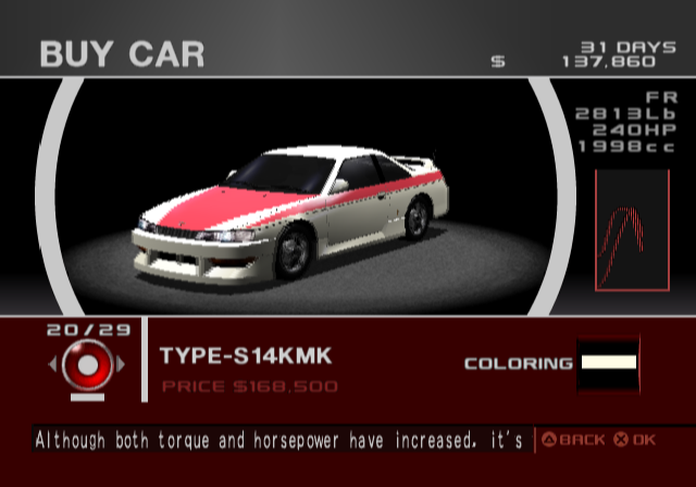 Type-S14KMK (TXR:0) | Tokyo Xtreme Racer Wiki | Fandom