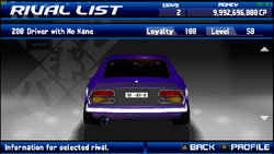 Driver with No Name (Street Supremacy) | Tokyo Xtreme Racer